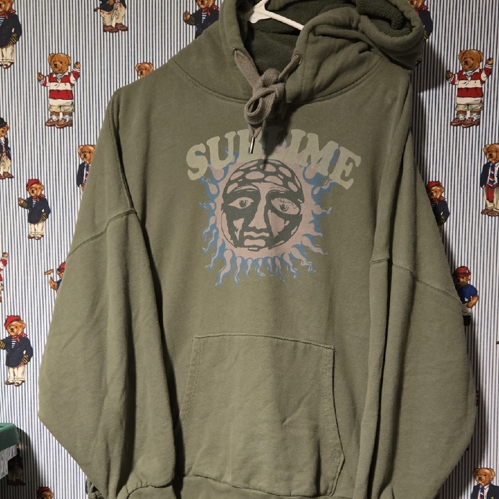 Sublime Sun Graphic American Eagle Outfitters Sage Huggable Oversized Hoodie